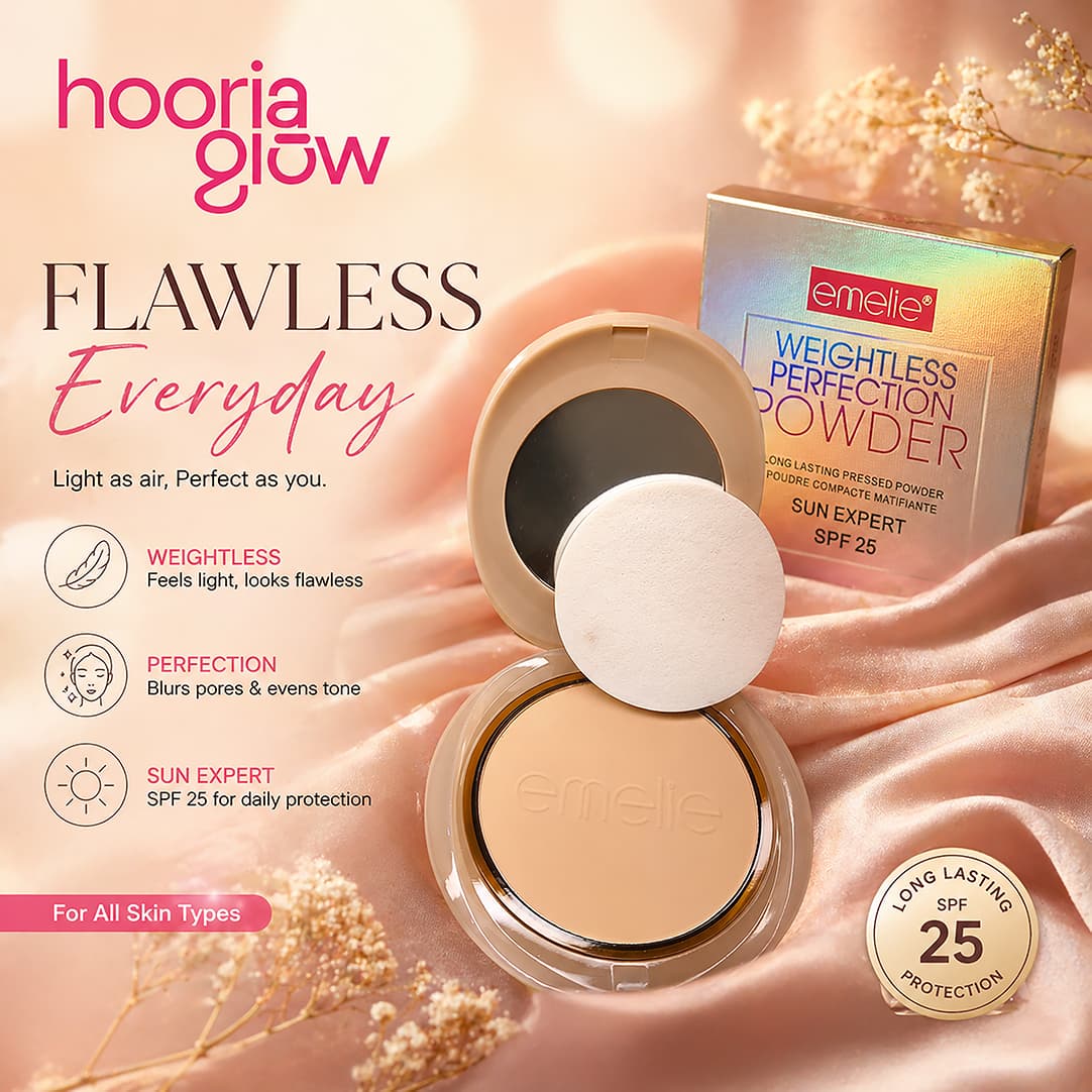 Emelie Compact Powder SPF 25 – Matte & Lightweight