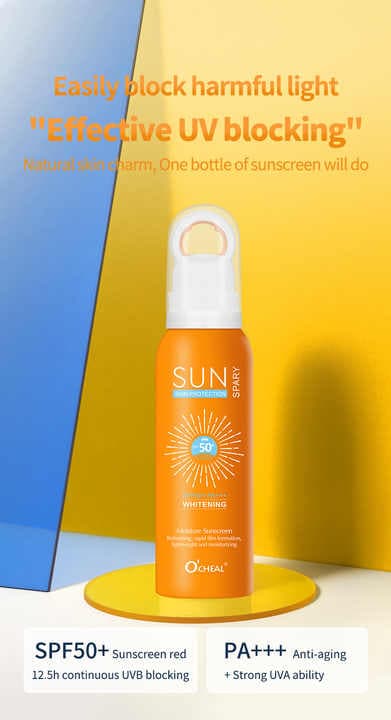 O’CHEAL Glass Skin Sunscreen Spray SPF 50+ Review: Dewy Protection for Pakistani Skin