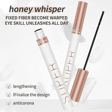 Ocheal Waterproof Liquid Lash Extension Mascara – Intense Black Volume, Length & Curl | Smudge-Proof, Hypoallergenic Tubing Formula for Sensitive Eyes