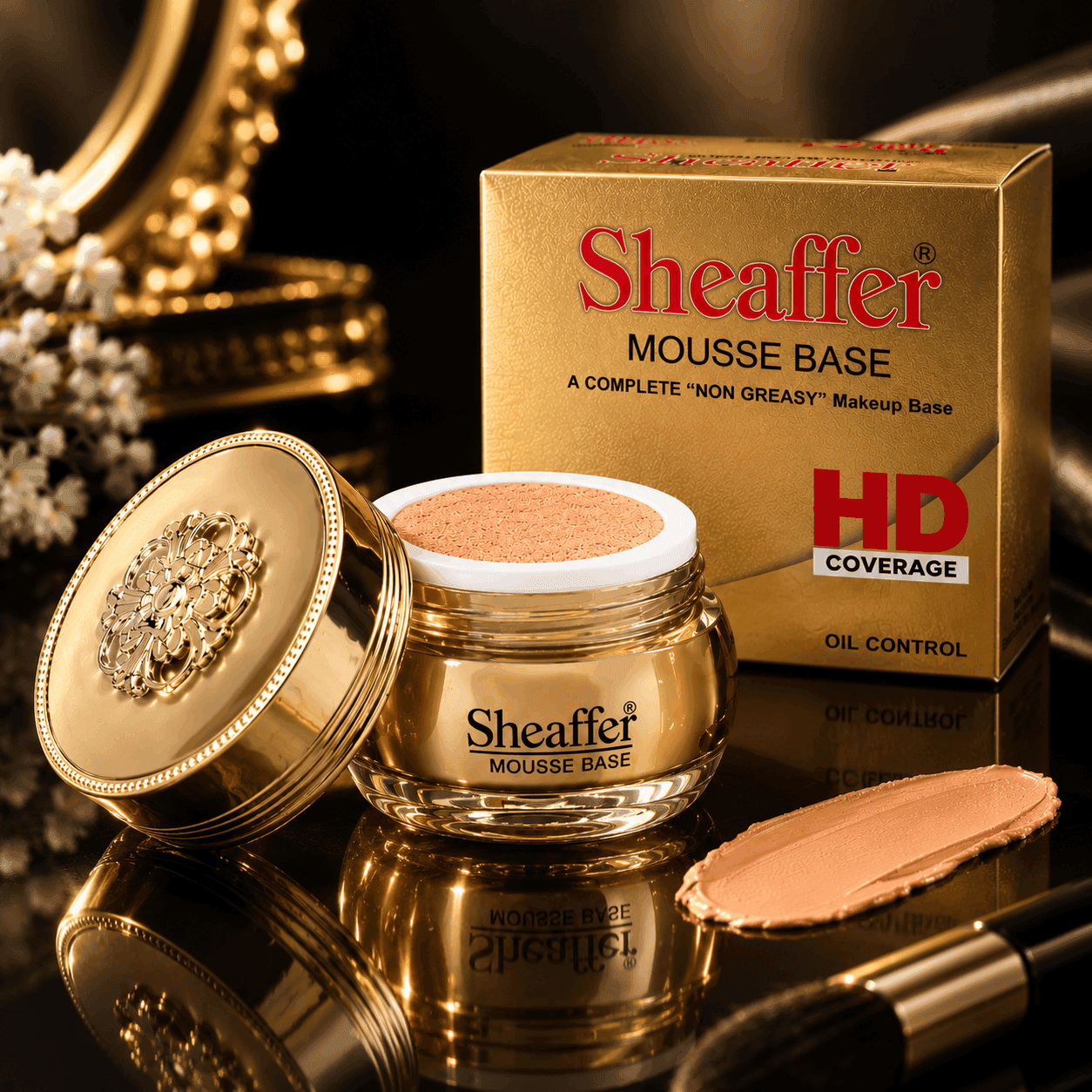Sheaffer Mousse Base HD Foundation 30g | Handi Base Makeup