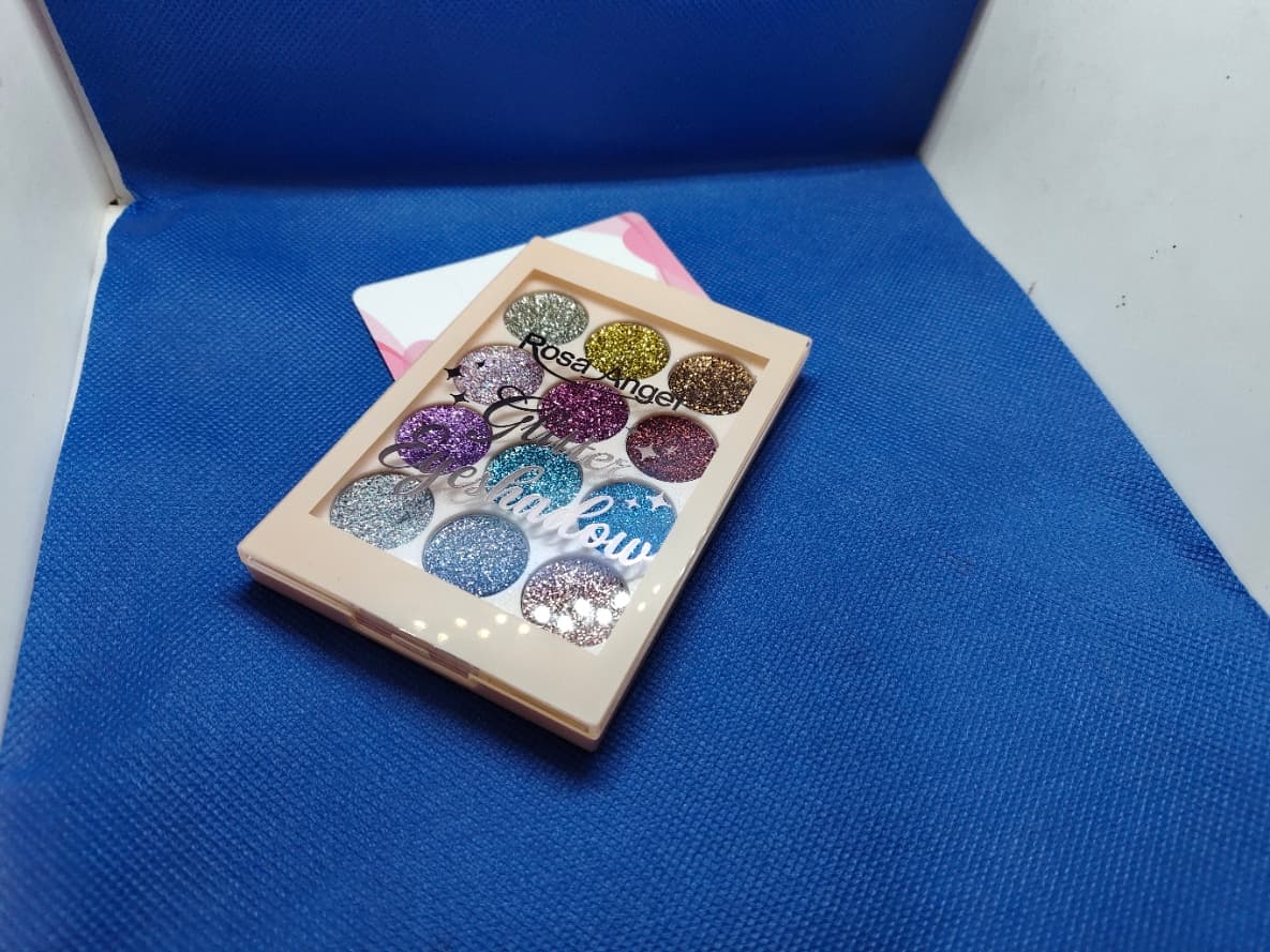 Glitter Eyeshadow Palette – High Shine Glitter Eye Makeup | Hooriaglow