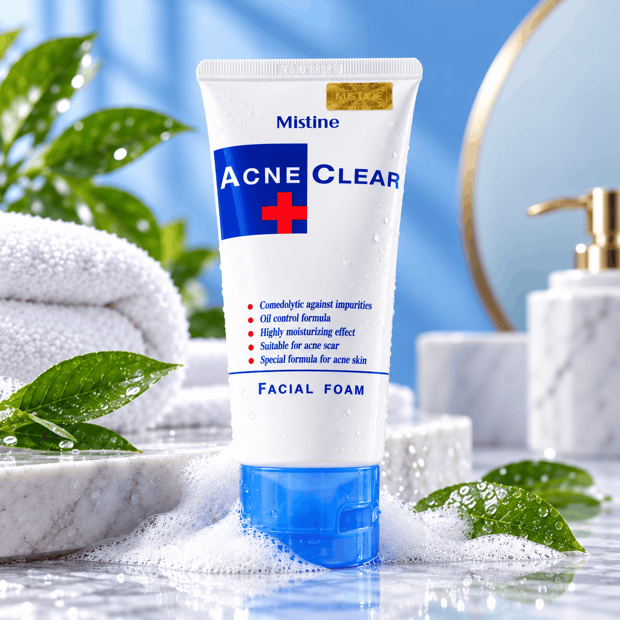 Mistine Acne Clear Facial Foam – Oil Control Face Wash