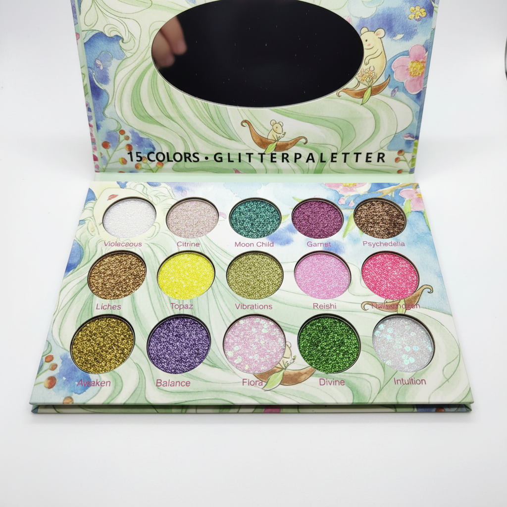 Glitter Eyeshadow 15 Color Palette