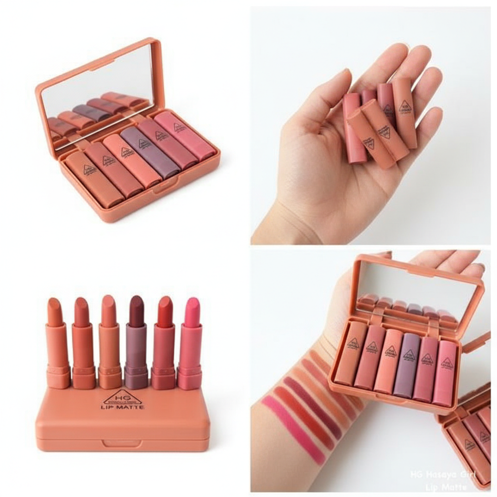 Heng Fang Mini Lipstick (Pack of 6) – Six Shades, One Perfect Set