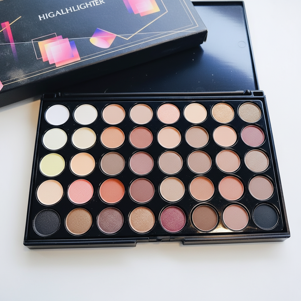 Kashee's Nude Eyeshadow & Highlighter Palette (40 Colors)