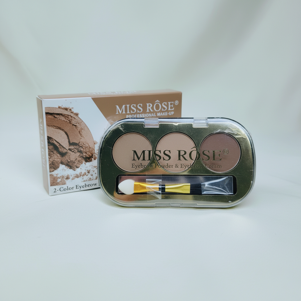 Miss Rose 3 Colors Eyebrow Powder – Long-Lasting Natural Brow Definition