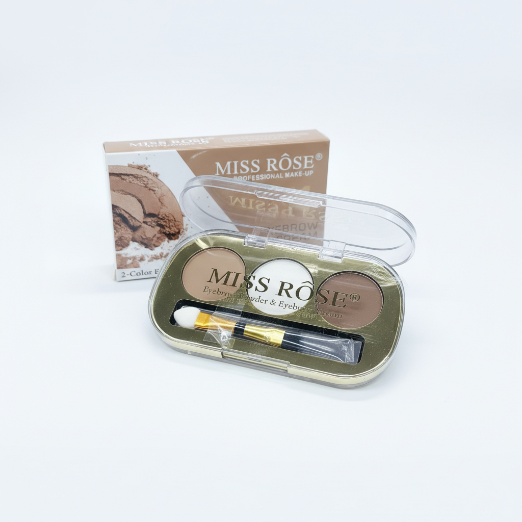 Miss Rose 3 Colors Eyebrow Powder – Long-Lasting Natural Brow Definition
