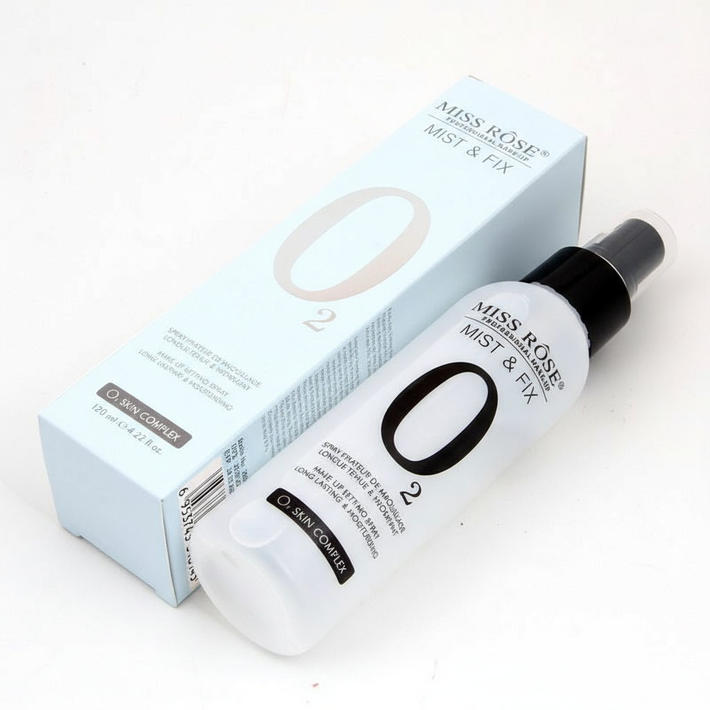 Miss Rose O2 Mist & Fix Setting Spray – Long-Lasting Hydration & Makeup Protection for Pakistan