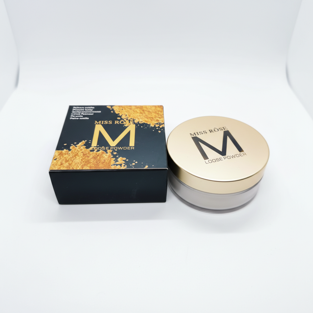 Miss Rose Long Lasting Matte Face Loose Powder  Lightweight, Oil-Control, Flawless Finish